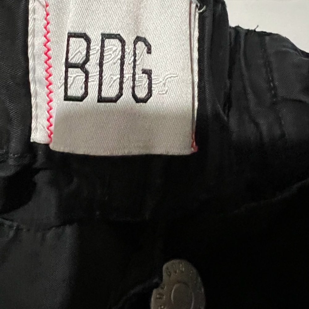 Bdg urban outfitters black cargo pants streetwear casual size 6 - Picture 4 of 7